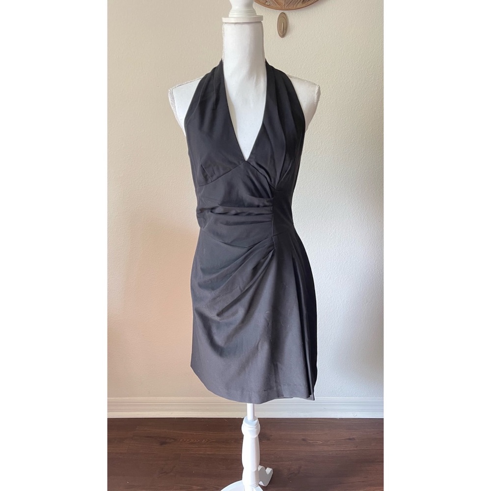 Black Halo Halter Top Mino Dress Size 8 NWT